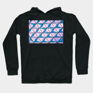 Geometric Triangles (Blue/pink) Hoodie